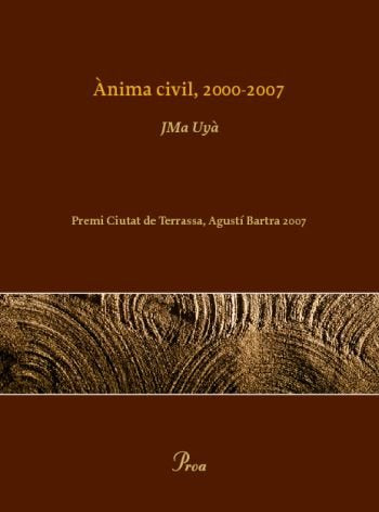 Ànima Civil, 2000-2007, de Uyà Puigmartí | portada del libro