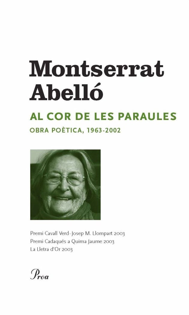 Al cor de les paraules, de Abelló, Montserrat | portada del libro