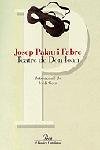 Teatre de Don Joan, de Palau Fabre | portada del libro