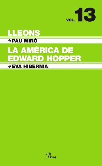 T6 (Volum 13) Lleons / La Amèrica de Edward Hopper, de Hibernia, Eva | portada del libro