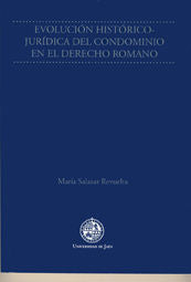 EVOLUCION HISTORICO-JURIDICA DEL CONDOMINIO EN EL DERECHO ROMANO, de SALAZAR REVUELTA, MARIA | portada del libro
