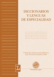 Diccionarios y lenguas de especialidad, de Varios autores | portada del libro