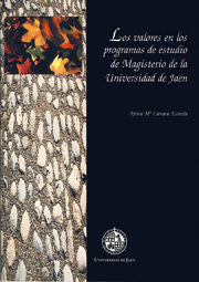 Los valores en los programas de de estudio de Magisterio de la Universidad de Jaén, de Cámara Estrella | portada del libro