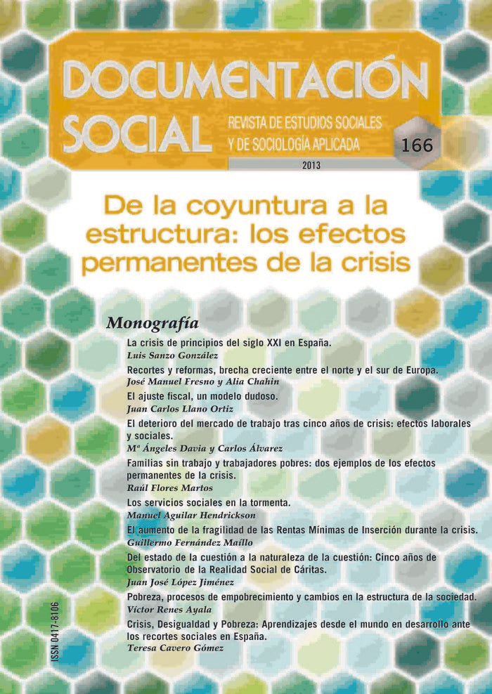De la coyuntura a la estructura: los efectos permanentes de la crisis, de VV.AA. | portada del libro