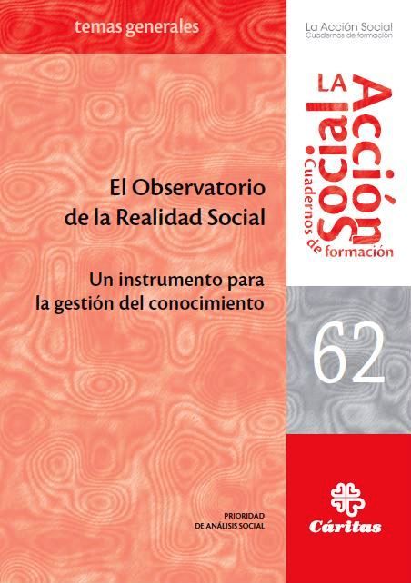 El observatorio de la Realidad Social, de Equipo de Estudios Cáritas Española (coord.) | portada del libro