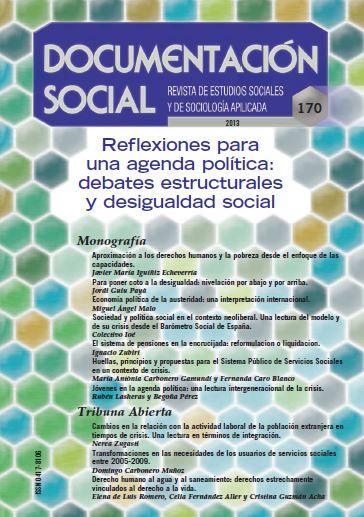 Reflexiones para una agenda política: debates estructurales y desigualdad social, de Varios autores | portada del libro