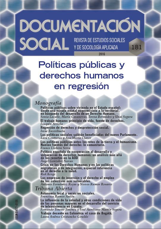 Políticas públicas y derechos humanos en regresión, de Varios autores | portada del libro