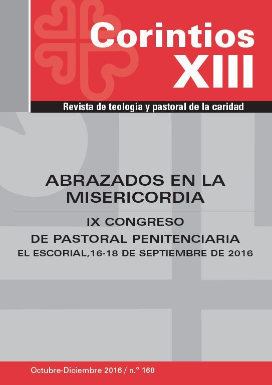 ABRAZADOS EN LA MISERICORDIA: IX CONGRESO DE PASTORAL PENITENCIARIA, de Varios autores | portada del libro
