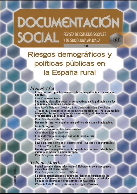 Riesgos demográficos y políticas públicas en la España rural, de Varios autores | portada del libro