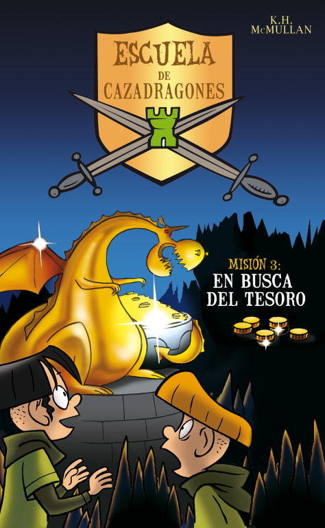 En busca del tesoro (Escuela de Cazadragones 3), de McMullan | portada del libro