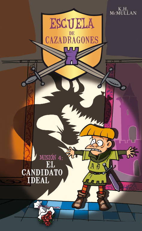 El candidato ideal (Escuela de Cazadragones 4), de McMullan | portada del libro