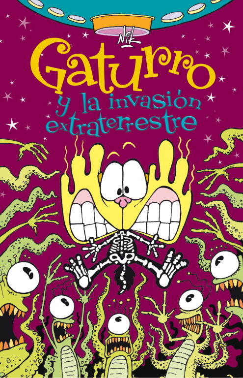 GATURRO Y LA INVASION EXTRATERRESTRE, de NIK | portada del libro