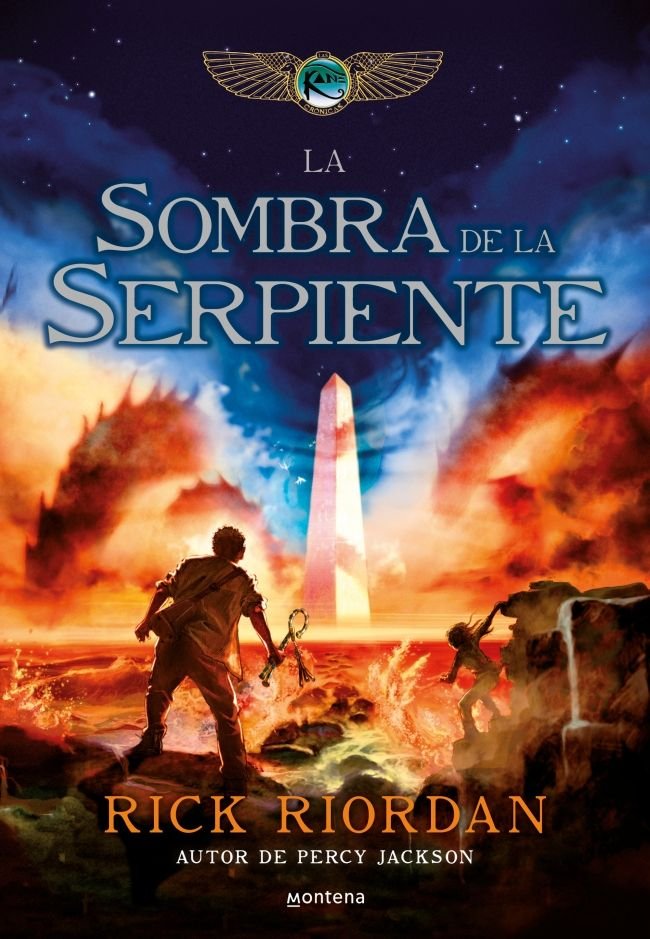 La sombra de la serpiente (Las crónicas de los Kane 3), de Riordan, Rick | portada del libro