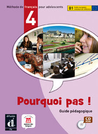 Pourquoi pas ! 4. CD-ROM. Libro del profesor, de Lions-Oliviéri, Marie-Laure | portada del libro