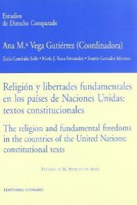 RELIGION Y LIBERTADES FUNDAMENTALES EN LOS PAISES, de VEGA GUTIERREZ | portada del libro