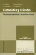 EUTANASIA Y SUICIDIO, de Claus Roxin | portada del libro