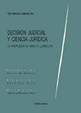 DECISION JUDICIAL Y CIENCIA JURIDI, de SANCHEZ DIAZ | portada del libro