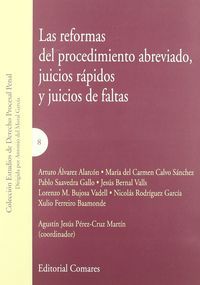 REFORMAS DEL PROCEDIMIENTO,LAS ABR, de PEREZ CRUZ MARTIN | portada del libro