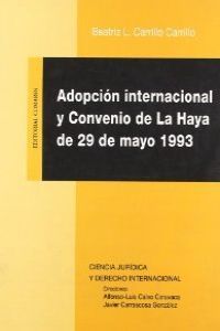 ADOPCION INTERNACIONAL Y CONVENIO, de CARRILLO CARRILLO | portada del libro