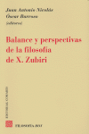 BALANCE Y PERSPECTIVAS DE LA FILOSOFIA DE X.ZUBIRI, de AA.VV. | portada del libro
