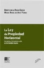 LEY DE PROPIEDAD HORIZONTAL 2º EDICION, de ERNESTO DE LA ROCHA GARCIA | portada del libro