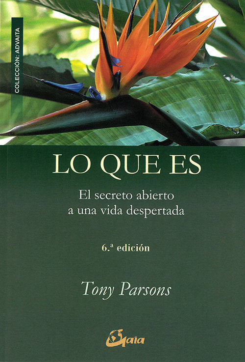 Lo que es, de Parson, Tony | portada del libro