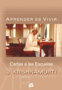 Aprender es vivir, de Krishnamurti, Jiddu | portada del libro