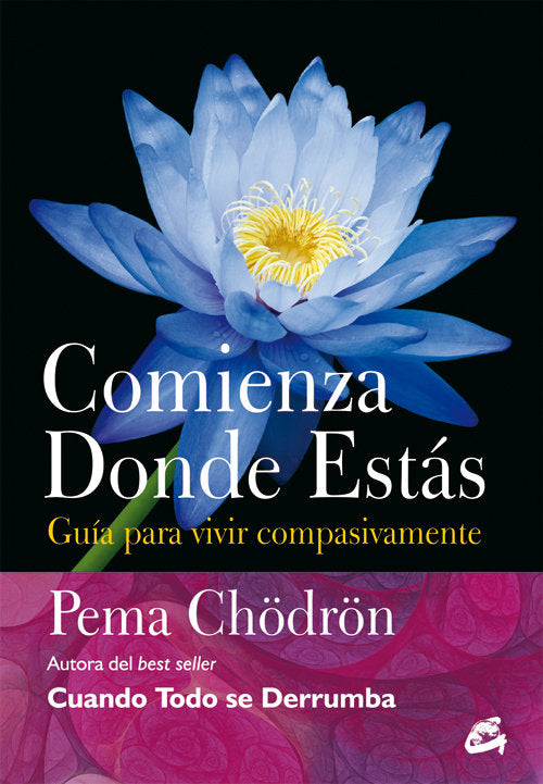 Comienza donde estás, de CHODRON | portada del libro