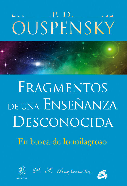 Fragmentos de una enseñanza desconocida, de Ouspensky, P.D. | portada del libro