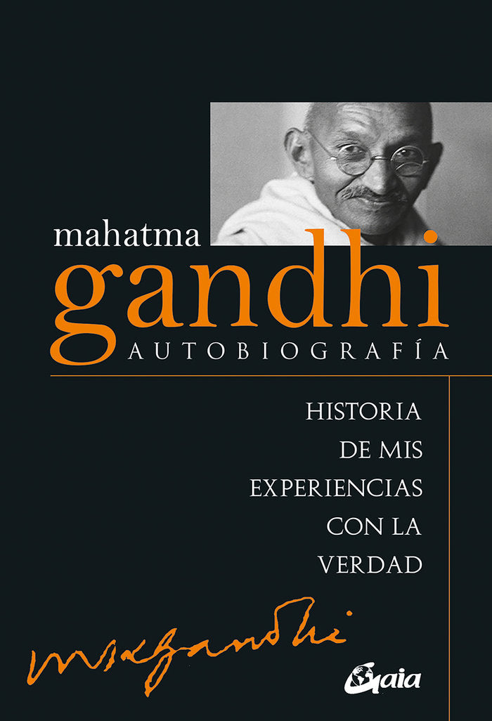 Mahatma Gandhi: autobiografía, de Gandhi, Mahatma | portada del libro