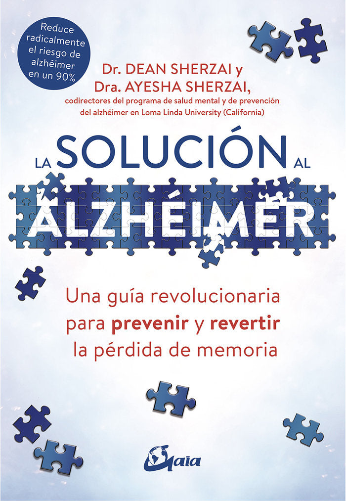 La solución al alzhéimer, de Sherzai, Dean | portada del libro