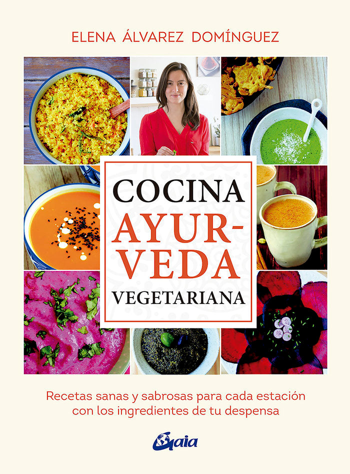 Cocina ayurveda vegetariana, de Álvarez Domínguez, Elena | portada del libro