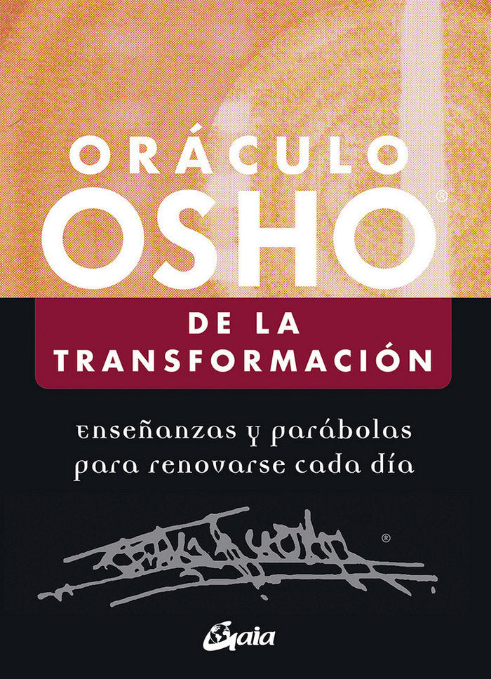 Oráculo Osho de la Transformación, de Osho | portada del libro