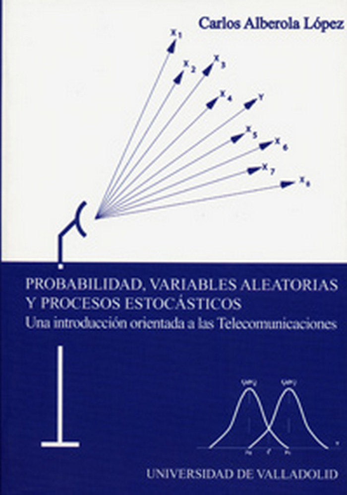 PROBABILIDAD, VARIABLES ALEATORIAS Y PROCESOS ESTOCÁSTICOS. UNA INTRODUC. ORIENTADA A LAS TELEC, de ALBEROLA LOPEZ | portada 