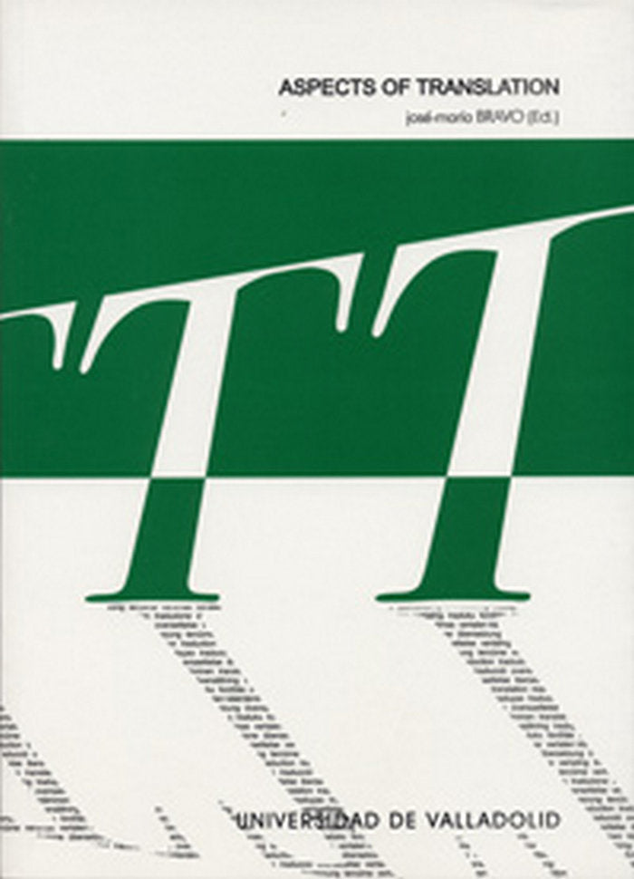 ASPECTS OF TRANSLATION, de BRAVO GOZALO | portada del libro