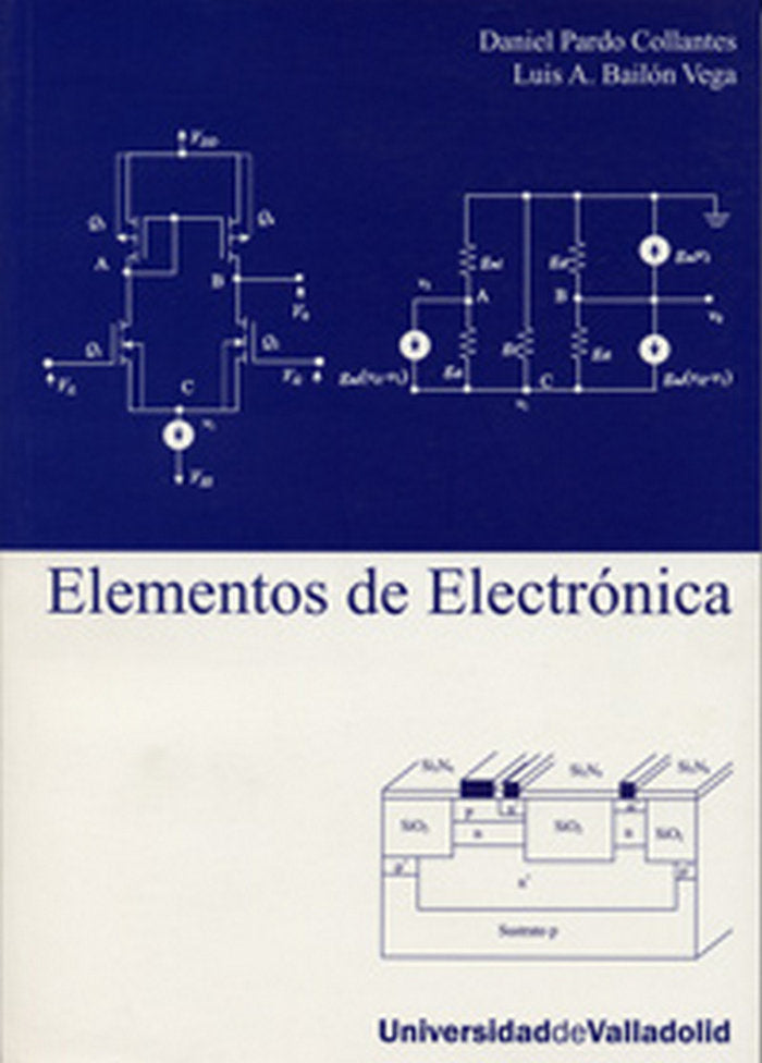 ELEMENTOS DE ELECTRÓNICA (2ª EDICIÓN REVISADA Y AMPLIADA), de PARDO COLLANTES | portada del libro