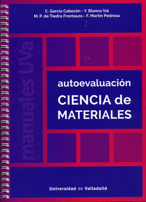 AUTOEVALUACIÓN CIENCIA DE MATERIALES, de GARCIA CABEZON, CRISTINA | portada del libro