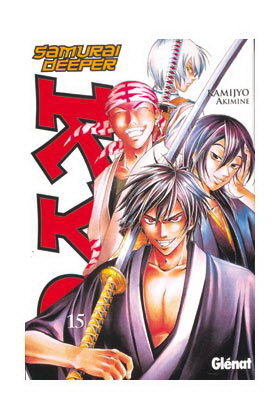 Samurai deeper Kyo 15, de Akimine | portada del libro