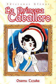 La princesa caballero 3, de Tezuka | portada del libro