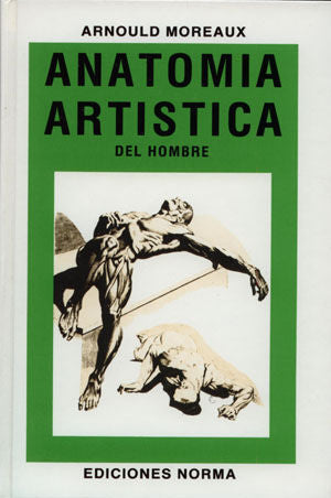 Anatomia artistica, de Moreaux | portada del libro
