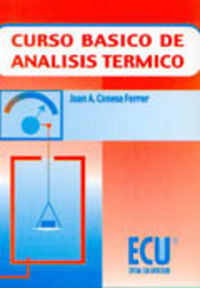 Curso básico de análisis térmico, de Conesa Ferrero | portada del libro