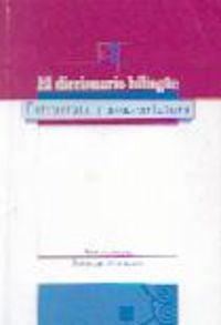 El diccionario bilingüe, estructura y nomenclatura, de Sierra Soriano | portada del libro