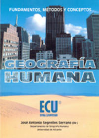 Geografía humana, de Segrelles Serrano | portada del libro