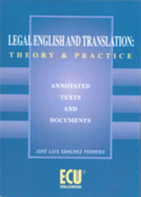 Legal English and translation: theory and practice, de Sánchez Febrero | portada del libro