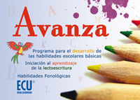 Avanza. Programa para el desarrollo de las habilidades escolares básicas. Iniciación al aprendizaje, de Espejo Sauceda, Patri