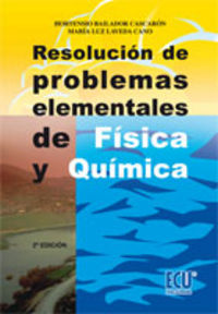 Resolución de problemas elementales de física y química, de Bailador Coscarón, Hortensio | portada del libro
