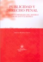 Publicidad y Derecho penal, de Amparo Martínez Guerra | portada del libro