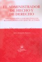 El administrador de hecho y de derecho, de Silvia Fernández Bautista | portada del libro