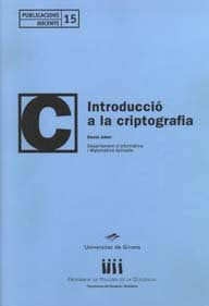 Introducció a la criptografia, de Juher, David | portada del libro