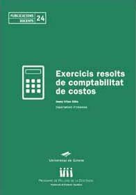EXERCICIS RESOLTS DE COMPTABILITAT DE COSTOS, de VIÑAS XIFRA, JOSEP | portada del libro